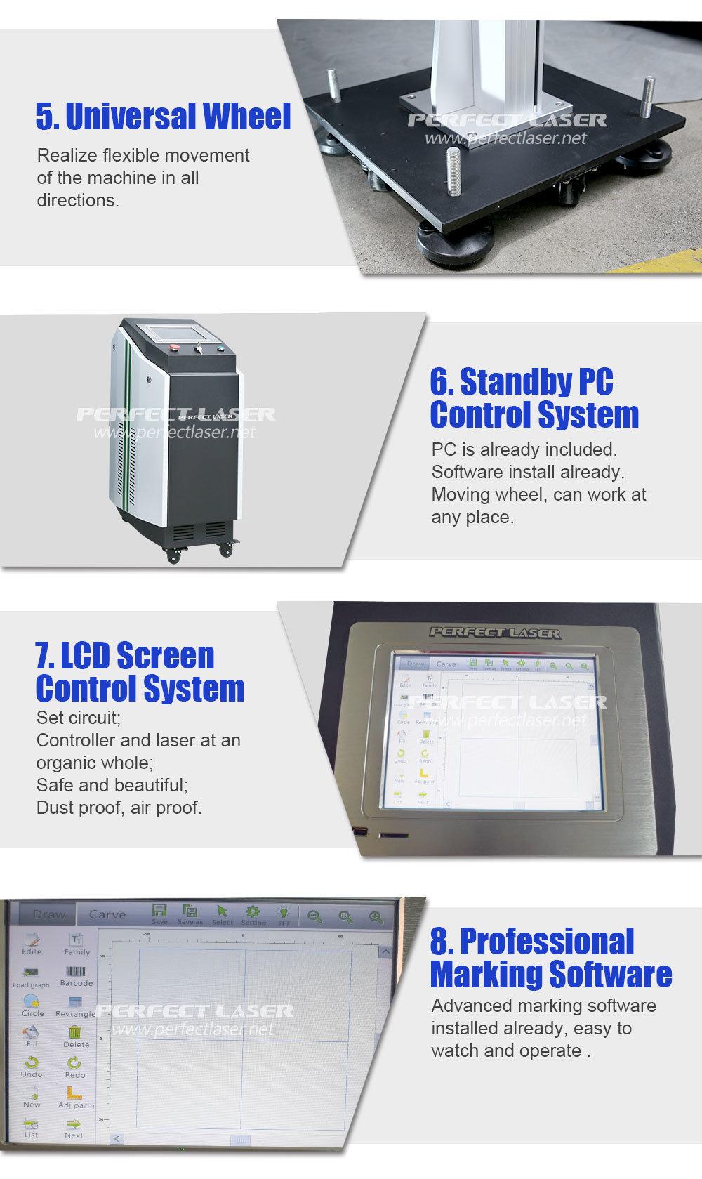 Online Flying CO2 Laser Marking Printing Machine for Non-Metal /Wood