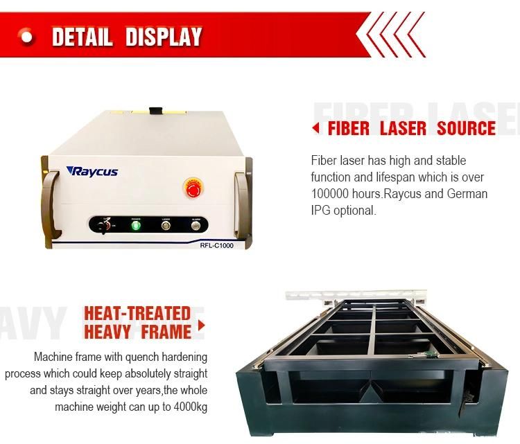 High Precision Metal Plate Cutting Fiber Laser Machine Ca-1530 1560 Cypcut Controller Laser Cutting Machine with Yaskawa Servo Motor