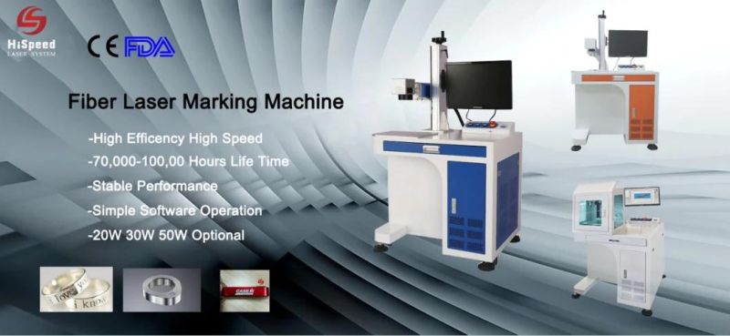 Fiber Laser Galvo Marking Machine Metal Laser Engraver Hispeed Laser