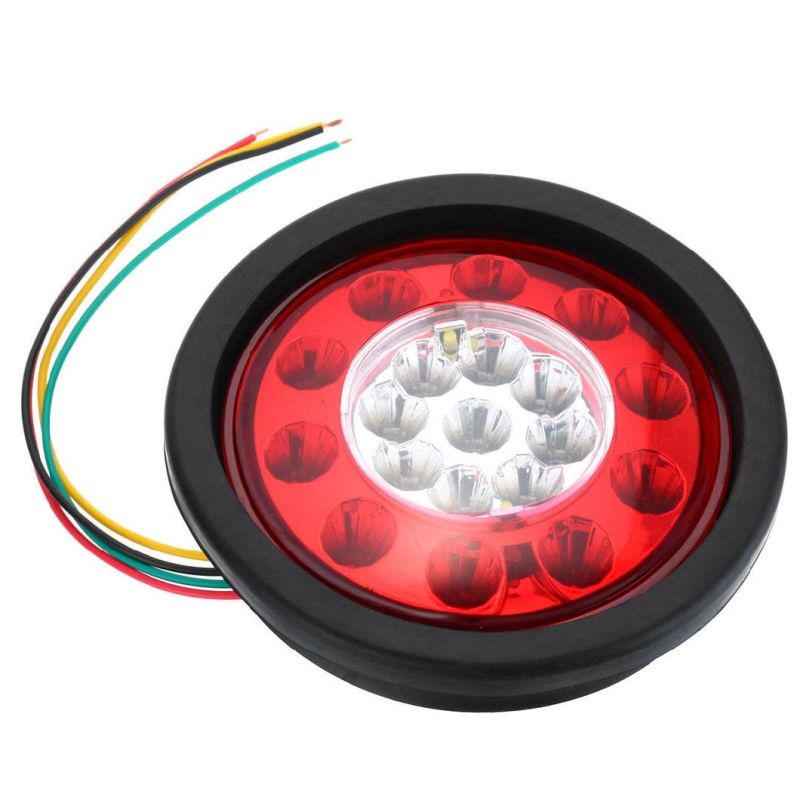 Round 19 LED Truck Trailer Lorry Brake Stop Tail Light