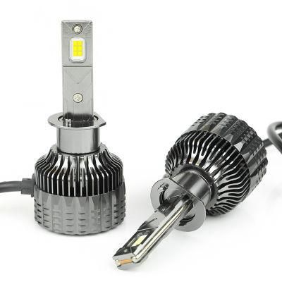 2021 Super Bright 5500lm LED H7, Bulbs High Power 12V 24V Fan Cooling LED Headlight for Car
