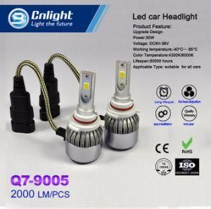 3000K-6500K 9005 Wholesale LED Car Light with Cooling Fun for Car LED Headlight