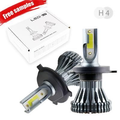 V2f 2000lm 50W 6500K Factory Supply in Stock H13 9007 H1 H8 LED Headlight System Headlight LED Car