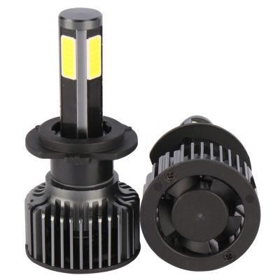 Auto Lighting Mini LED Headlight 60W 4 Sides H7 Car LED Headlight