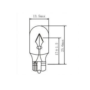T13 W8w 12V 8W W2.1X9.5D Festoon LED Car Headlight Backup Fog Auto Lights Halogen Lamps Stoptail Turn Bulbs for Car Bus and Truck