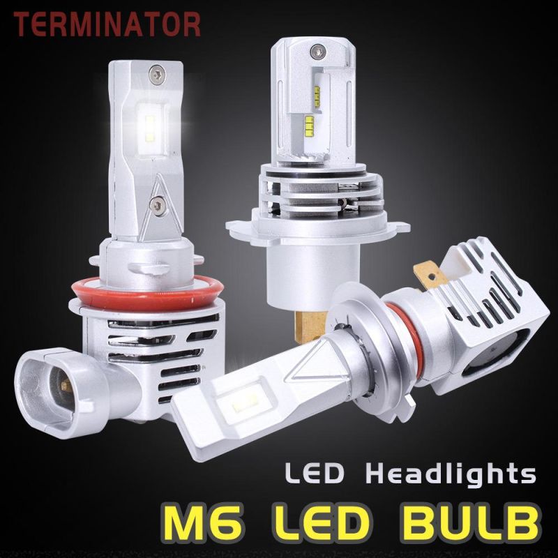 Mini M2 Zes Chip M3 50W 16000 Lumen 9006 9012 H4 H11 H7 H15 Auto Car Light LED Headlights