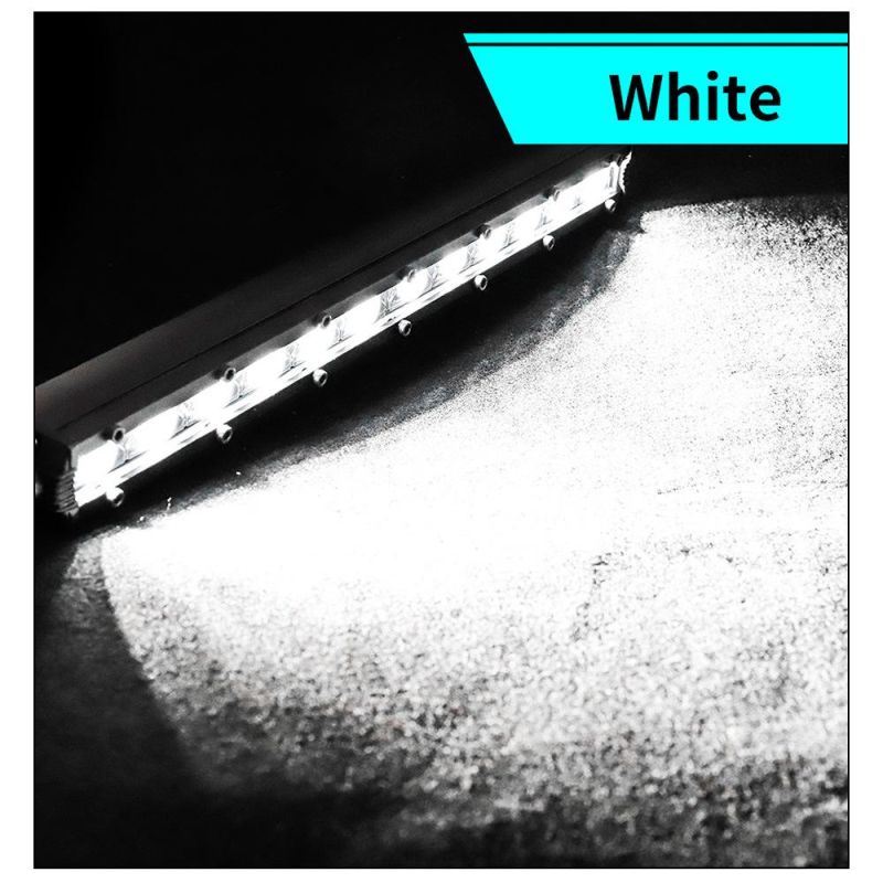 Dxz 12LED 36W 3030 Light Bar Single Row Spotlight Car Parts Automotive Lighting System Driving Light
