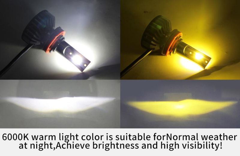 6000lumen LED Replacement Bulbs for Cars 26W LED Ambient Lighting Car