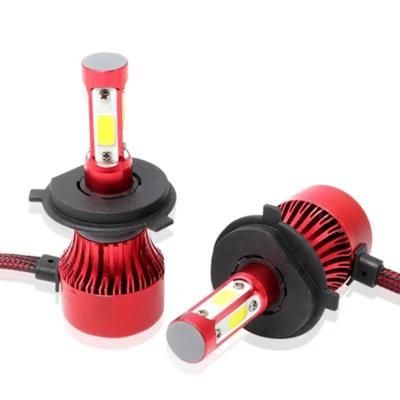 X7 H1 H3 H4 880 881 9005 9006 LED Headlight Bulb with Red Color