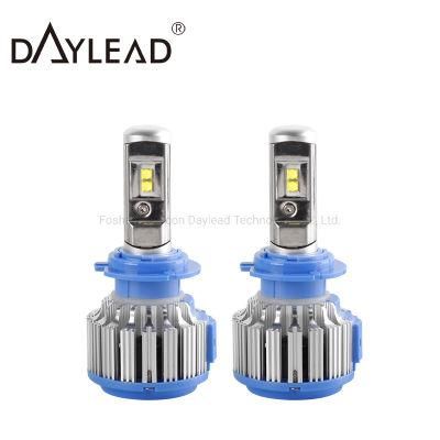 High Performance Automobile T1 LED Headlight H1 H3 H4 H7 H11 6300lm LED Headlight Bulbs
