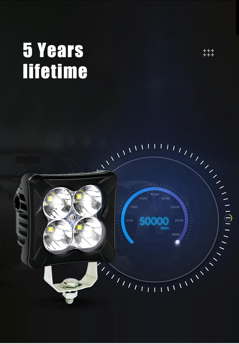 Aurora Screwless IP69K 20W 3" LED Pod Light