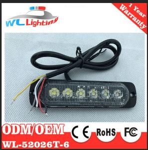 6 LED Surface Mount Strobe Lighthead Emergency Vehicle Warning Light