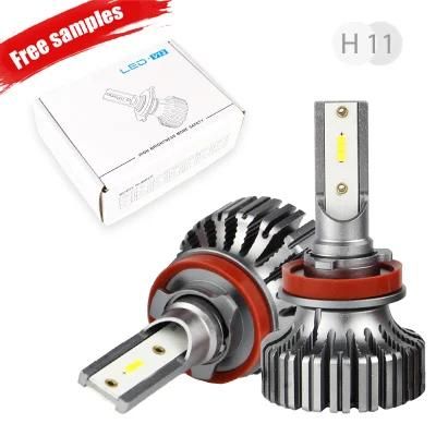 2021 V13 Cheap Auto Accessories Fanless High Low Beam Auto LED Car Headlight H11