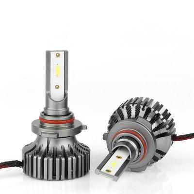 New Design IP68 Csp Chip Motorcycle High Low Beam Fan 9005 9006 12V H4 Car LED Headlight