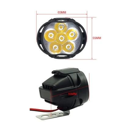 Super Power Motorcycle LED Headlight 6 LED Chip 3030 Auto Lamps