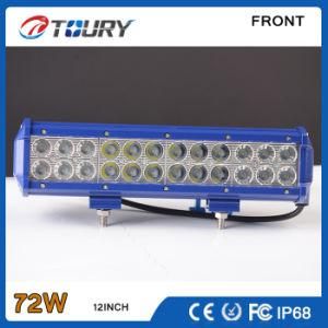72W Auto Work Lamp CREE Double Row LED Offroad Light Bar