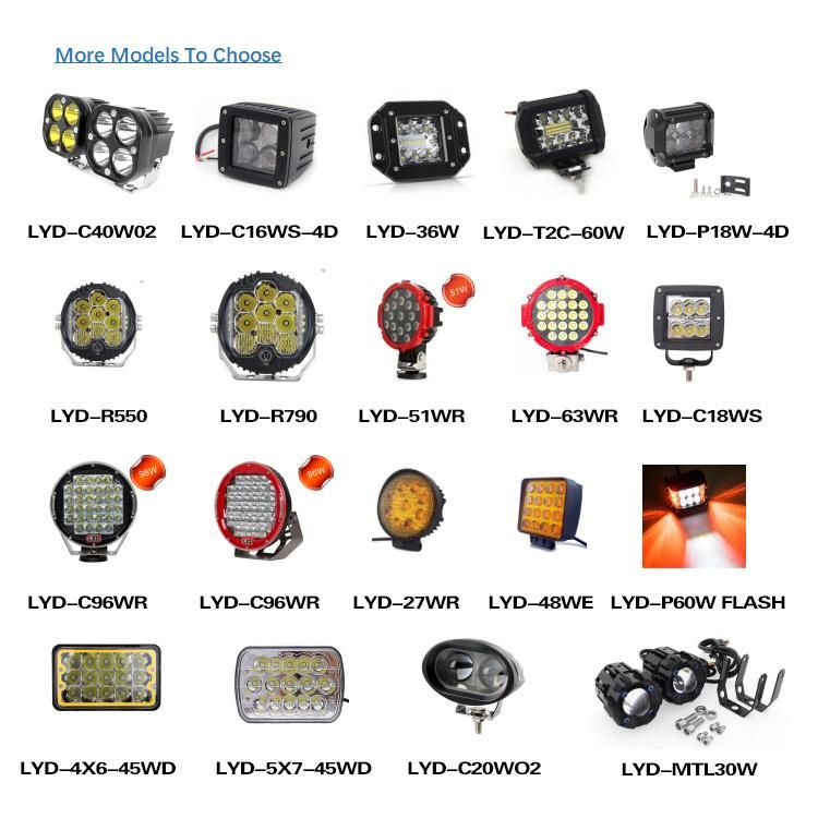 LED Light Bar 6D 240W 10W Each Convex Lens CREE LED Single Row Projector Offroad Driving Bar Light for Motorcycle SUV Truck