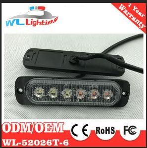 24V 6 LED Surface Mounting Lighthead Warning Light Lamp