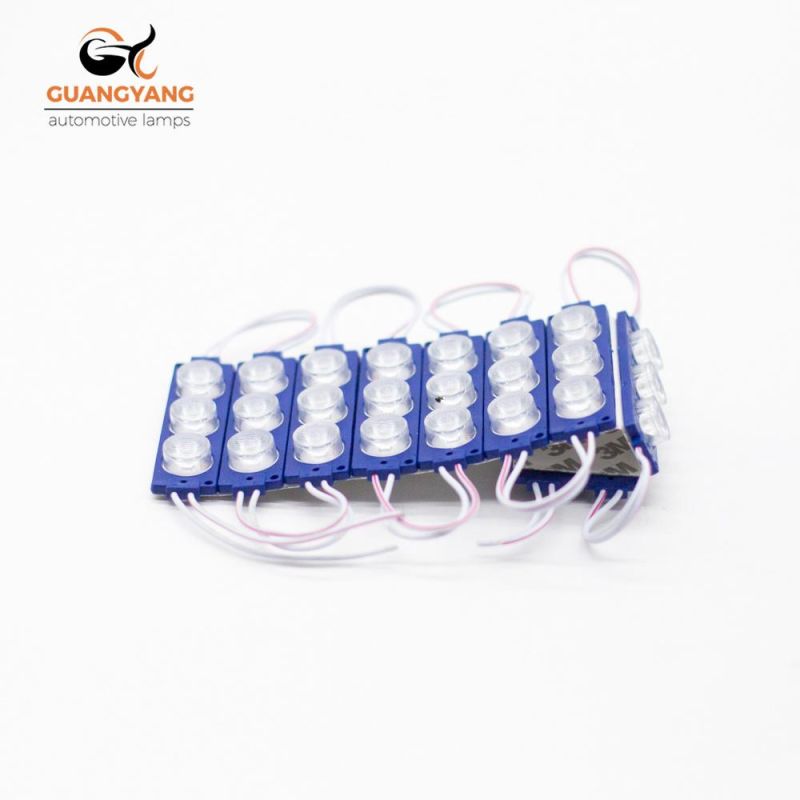 Double Row 6 Lights Blue 12V 3W LED Mini Panel Module High Quality Module Light