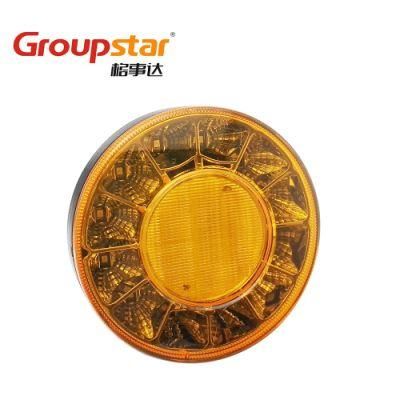 Car Light Manufacturer 4.5 Inch Round 10-30vled Truck Trailer Indicator Stop Reverse Signal Tail Lamp Bus Tail Lights