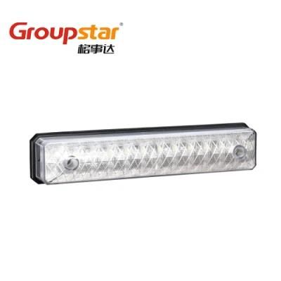 Factory Price Adr 10-30V UV PC LED Caravan RV Coach Trailer Turn Signal Lights Bar Auto Lamp
