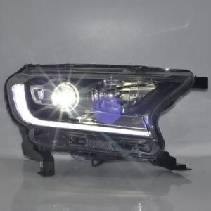 2015 Ford Ranger Bixenon Projector Lens Headlight Car Head Lamps with LED Turn Indicator
