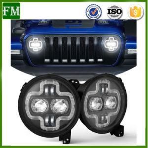 Jeep Wrangler Jl &amp; Jlu 9&quot; LED Headlights New Pair Factory 2018