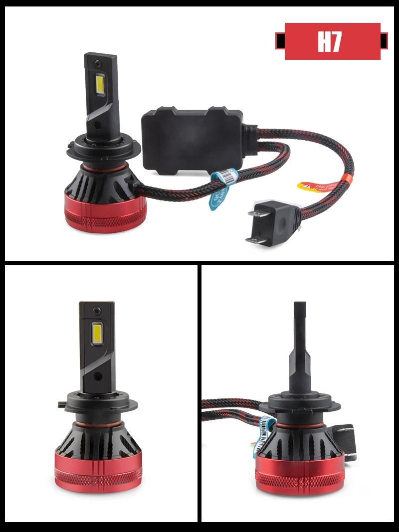 Lmusonu New F5 Auto Light Lamp H4 H7 H11 LED Car Light 20000lm with Fan High Bright Top Quality