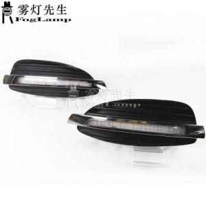 Front Bumper Grill Molding LED DRL Fog Light Daytime Running Light Fog Lamp for Mercedes Benz V Class V260 V250L 260L 2018-2019