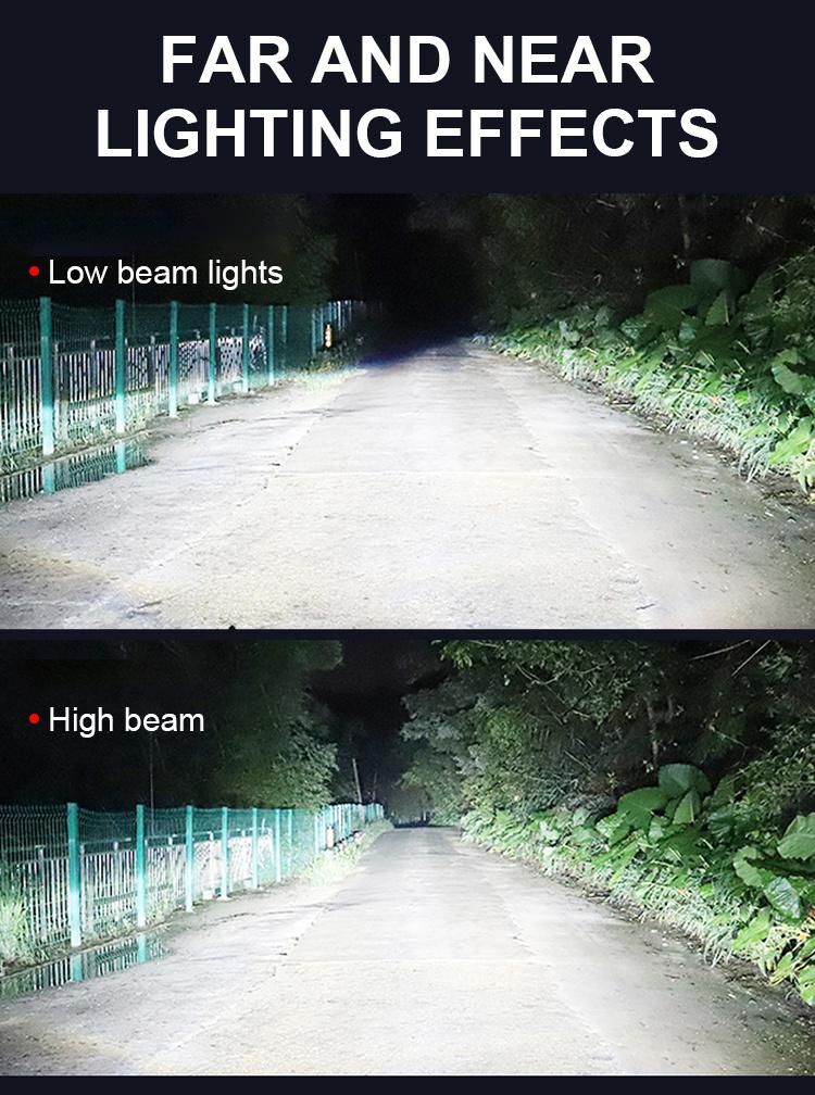 High Beam Low Beam Lights 30W 12000lm 6000K Car LED Headlight IP68 H13 H1 H7 9005 Ar Light Bulbs Automobiles Auto Lamp