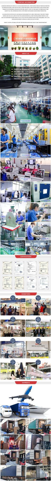 LED Headlight Factory 60W 8500lm Speaker LED Headlights