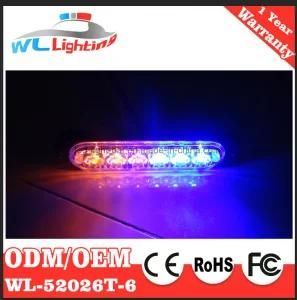 Warning LED Grille Surface Mounts Light Head