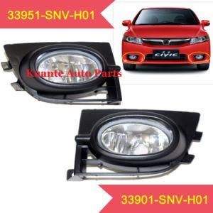 Fog Lamp Foglight Assembly for Honda Civic 4-Door 2006 2007 2008 33901-Snv-H01 / 33951-Snv-H01