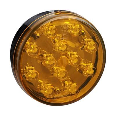 Good Supplier E4 White 10-30V Front Position Round Truck Trailer Indicator LED Lights