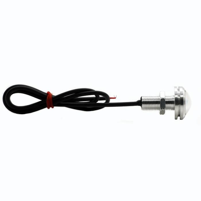 12V 23mm White Red Blue Green Eagle Eye LED Rock Light