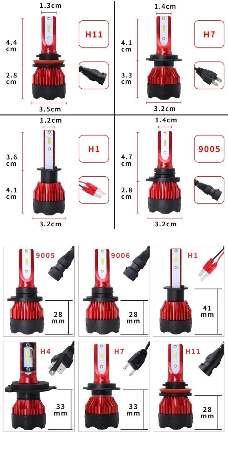 K5 Auto Lamps LED Headlight 55W 12000lm LED Car Light