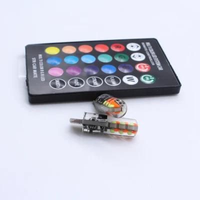 RGB Color Changing T10 W5w LED W5w 168 194 192 501 5W5 Car Parts LED Car Auto Lights