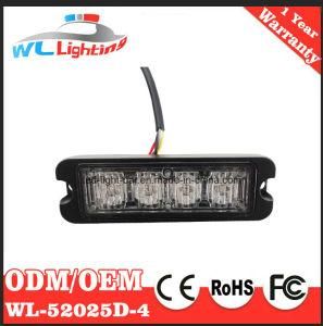 Police Car Surface Grille Mount Lighthead 4W