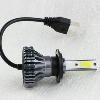 V2f Durable Quality and Waterproof Auto Car LED Headlight Bulb with Fan Design H7 LED Headlight Bulbs