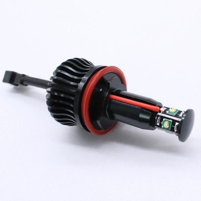 Factory 40W H8 White LED Angel Eyes Fog Lamp