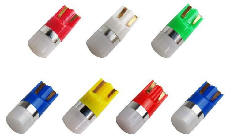 Ceramics T10 Socket Car LED Interior Dome Light W5w Auto Reading Lamp Parking Bulb DC 12V