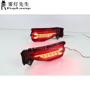2PCS LED Rear Bumper Light Rear Fog Lamp Brake Light Turn Signal Light Reflector for Toyota Fortuner 2015 2016 2017 2018 2019
