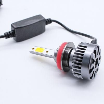 New Gt3b Yellow LED Headlight 880 H1 H3 H7 H11 9005 9006 H8 H9, H4 H13 9004 9007 High Low Motorcycle Headlamp