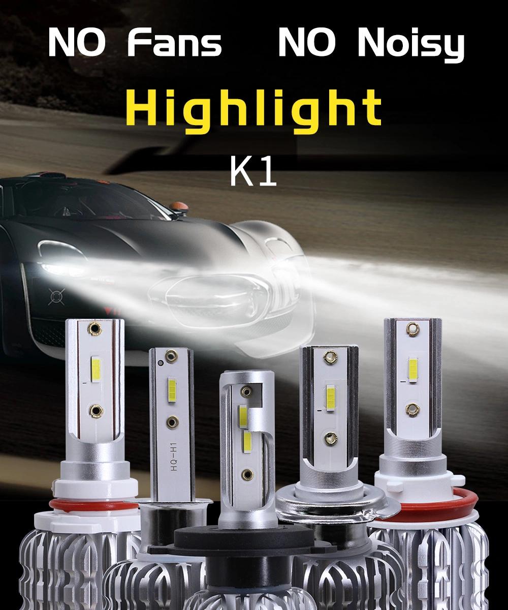K1 Automotive LED Car Light H1 H3 H7 H8 H9 H11 Auto LED Headlights