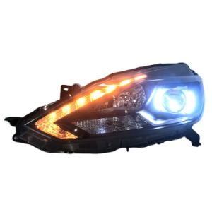Car Accessories Auto LED Light Car LED Car Lamps Car Parts Projector Lens LED Headlight for 2016 Nissan Sentra
