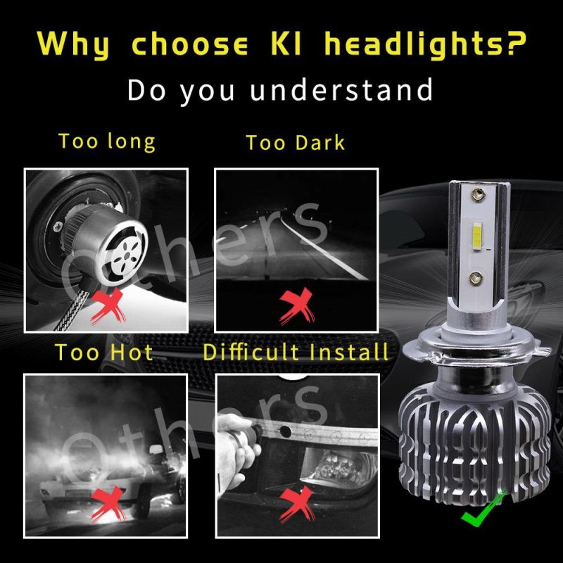 LED Light Bulb H1 H3 H4 H7 H11 Hb3 Hb4 9005 9006 LED Car Light Head Lamp