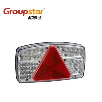 E4 10-30V Commercial LED Lights Trailer Truck Indicator Stop Side Marker Reverse LED Combination Tail Lights Auto Lamps
