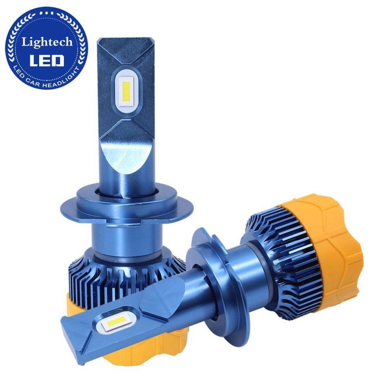 Lightech Wholesale LED Headlight Bulb Gt7 H1 H3 H11 9005 9006 880/881 H7 9012 5202 LED Auto Lights 6000lumen 12V DC Powerful LED Headlight