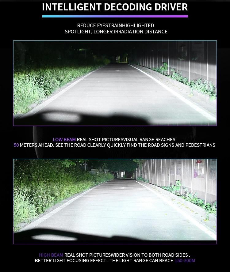 V13 High Power Auto Lighting System Super Bright 6500K 24 Volt 48W 4 Inch 12V Offroad LED Headlight for Motorcycle