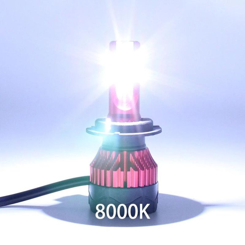 High Power Low Price 12V 6500K LED Headlight 12000lm H1 H2 H3 H4 H7 Car LED Bulb H11 9005 9006 880 White Light 8000K Auto Light